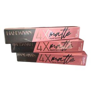 Bundle of 3 Handaiyan 4x Matte Liquid Lipstick Colors #01 #04 #05